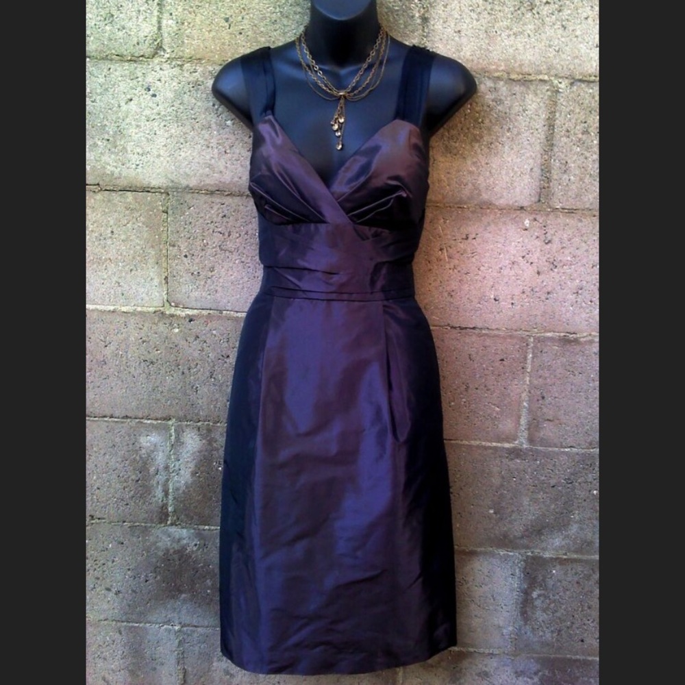 BR Shimmery Purple Dress with Pockets